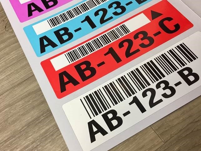 bin label